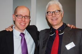 Jan Buelens met zijn Britse collega