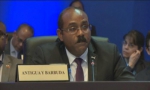 Eerste Minister Gaston Browne van Antigua en Barbuda