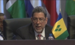 Eerste minister Ralph Gonsalves van San Vicente en de Grenadines