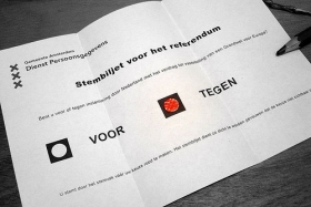 Stembiljet Nederlands referendum over de Europese Grondwet