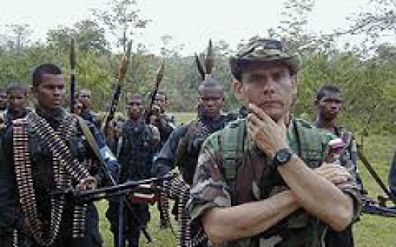 Carlos Castaño, één van de leiders van paramilitaire groeperingen in Colombia