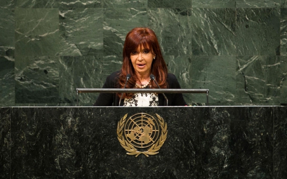 President Cristina Fernandez de Kirchner, 24 september 2014