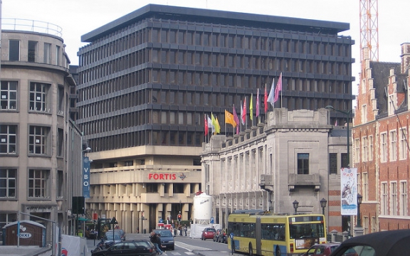 Hoofdzetel BNP-Paribas-Fortis Brussel