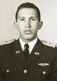 Kadet Hugo Chávez in 1971 (CC)