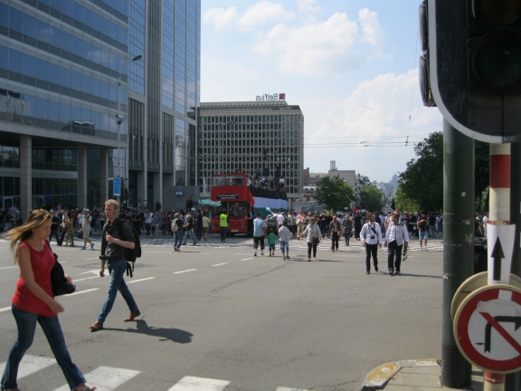 Tienduizend vreedzame betogers samen in Brussel om vrede en rechtvaardigheid te eisen voor Gaza en Palestina