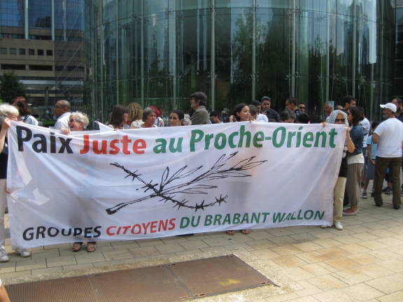 Tienduizend vreedzame betogers samen in Brussel om vrede en rechtvaardigheid te eisen voor Gaza en Palestina