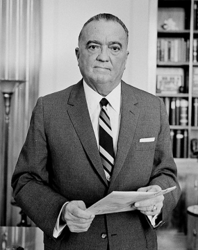 J. Edgar Hoover, baas van het FBI van bij het ontstaan van de organisatie in 1935 tot aan zijn dood in 1972