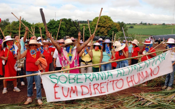 Beweging van landloze boerenin Brazilië: voedselsoevereiniteit is een mensenrecht