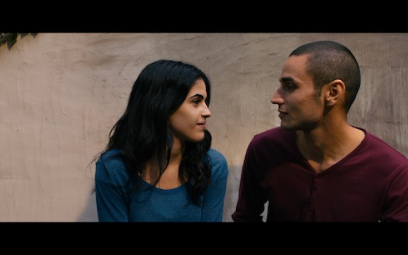 Nadia en Omar (still van de film 'Omar')