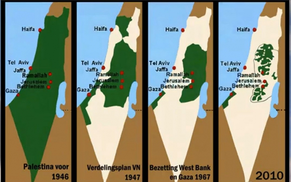 Een erkenning van de derde kaart op deze rij, meer vraagt het Palestijnse volk niet.