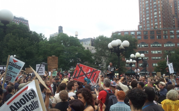 Occupy Wall Street is de 99% die zegt: "Yes, we can"