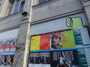 De beeltenis van Sankara duikt nog steeds op in affiches en posters