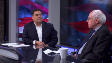 Cenk Uygur interviews Democratic presidential candidate Senator Bernie Sanders