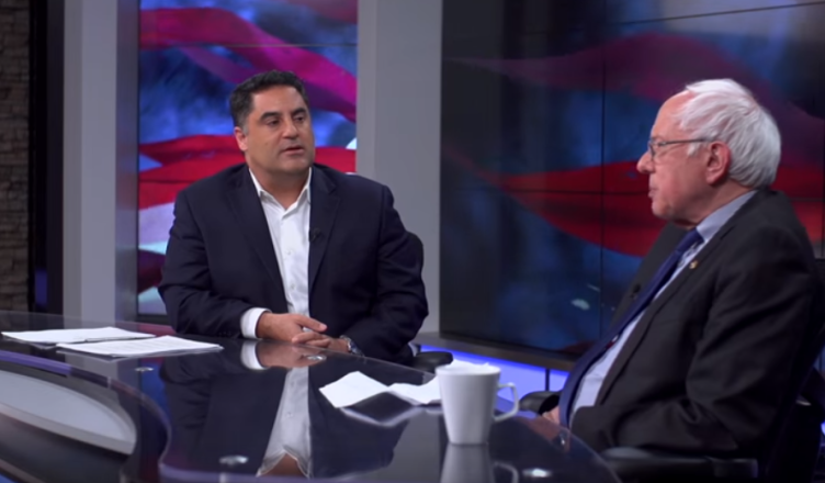 Cenk Uygur interviews Democratic presidential candidate Senator Bernie Sanders