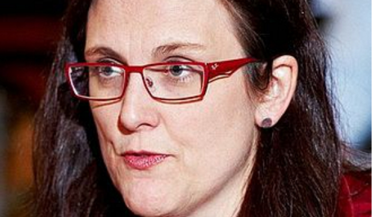 Europees Commissaris voor Handel Cecilia Malmström