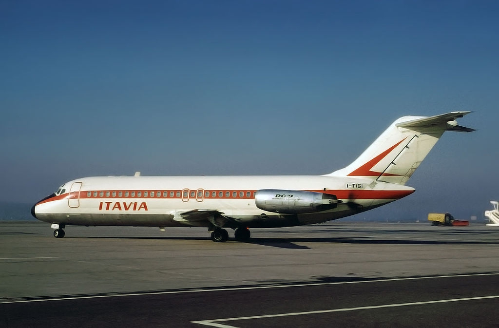 Itavia Douglas DC9 I-PIGI in 1972