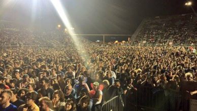Op 9 mei kwamen 22.000 mensen luisteren naar Bernie Sanders in Sacramento, Californië