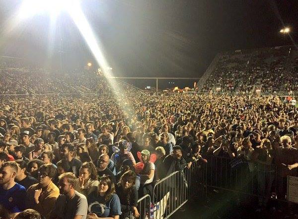 Op 9 mei kwamen 22.000 mensen luisteren naar Bernie Sanders in Sacramento, Californië