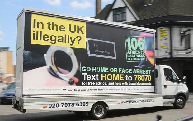 In the UK illegally campaign