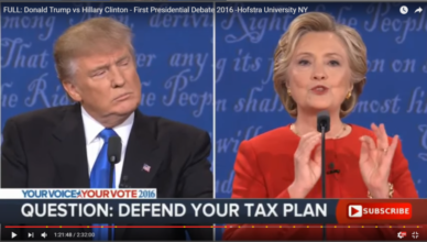 Waar het debat Clinton-Trump niet over ging