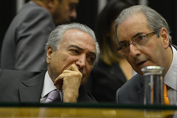 Michel Temer en Eduardo da Cunha