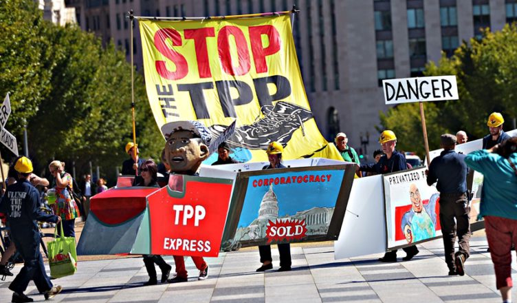 Anti-TPP-protest is in de VS al jaren actief