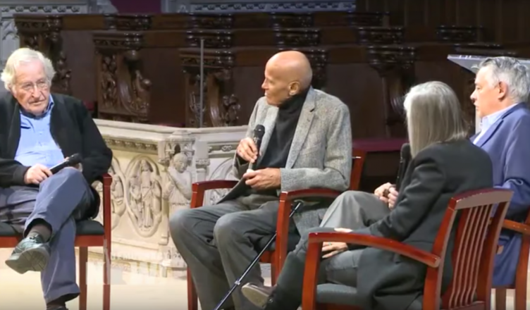 Noam Chomsky en Harry Belafonte