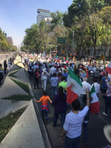 Protest Mexico City