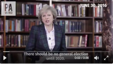 Teresa May op 30 juni 2016