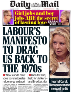 Labour's Manifesto to drag us back to the 1970's