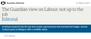 The Guardian on Jeremy Corbyn