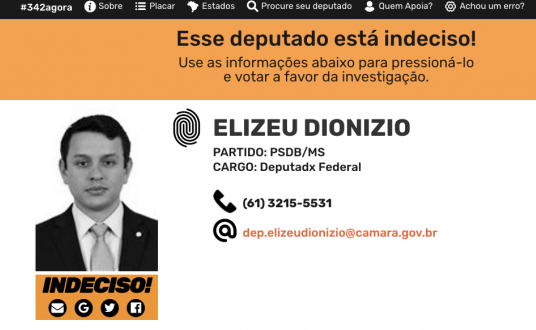 Deze volksvertegenwoordiger is nog 'onbeslist (indeciso) over zijn stem voor of tegen de afzetting van president Temer
