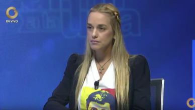 Lilian Tintori live op de Venezolaanse zender Venevision