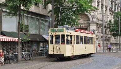 de trams van de NMVB