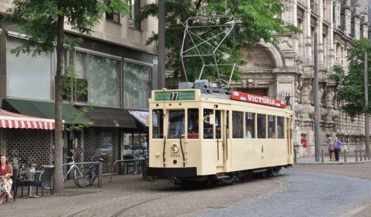 de trams van de NMVB