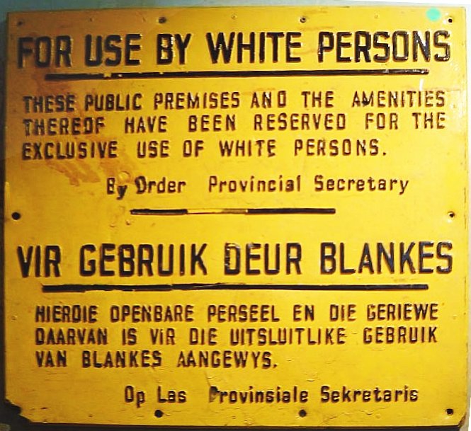 apartheidsbord