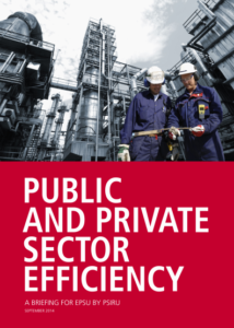 Public and Private Sector Efficiency