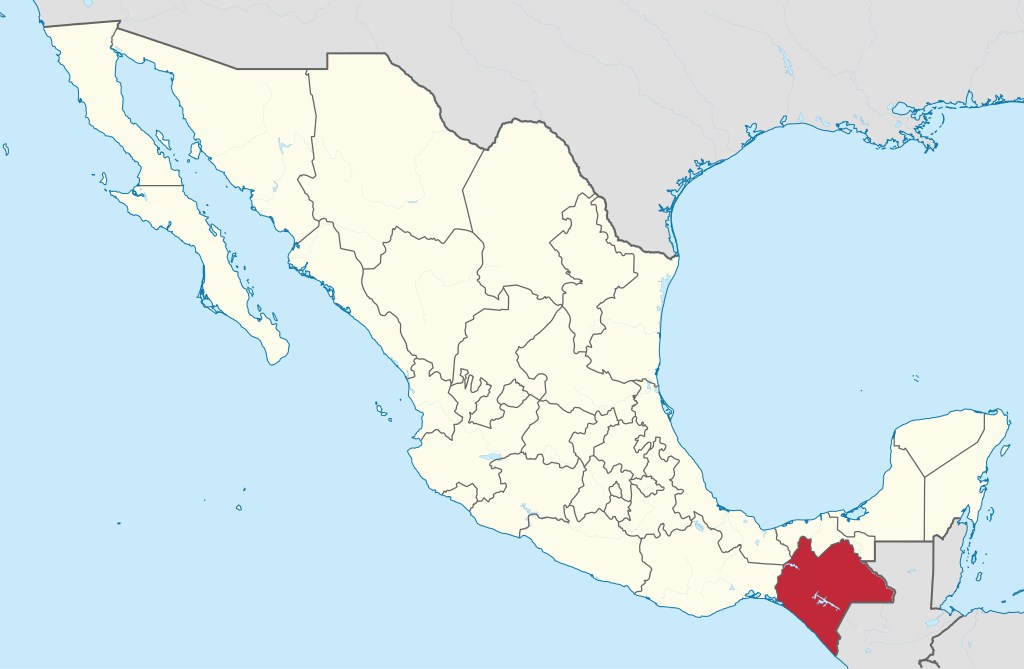 De deelstaat Chiapas 