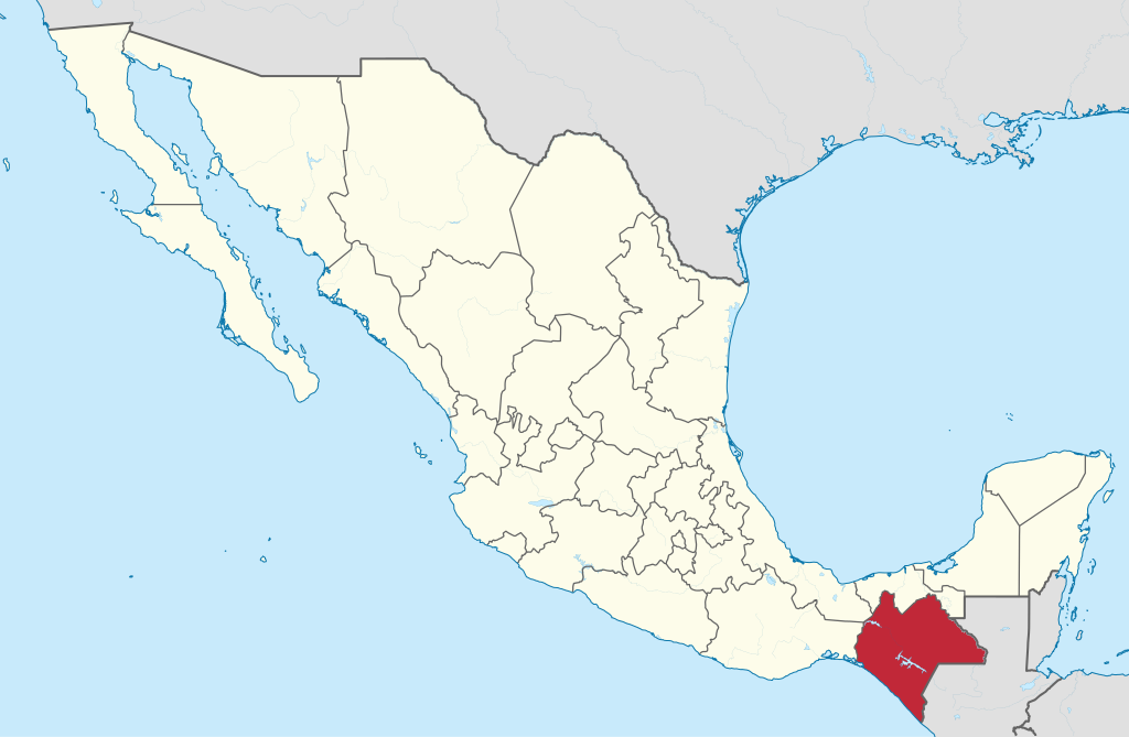 De deelstaat Chiapas