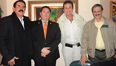 Manuel Zelaya en Salvador Nasralla