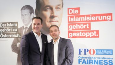 Extreemrechtse FPÖ voert campagne tegen de islam