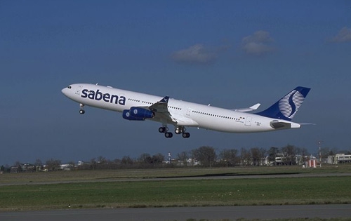 Met deze Airbus A340 voerde Sabena zijn laatste vlucht uit. SN690 uit Abidjan/Cotonou kwam twee dagen na het failliet toe in Zaventem