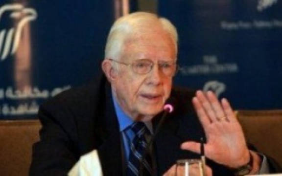 Oud-VS-president Jimmy Carter (1977-1981) heeft een uitgesproken mening over het verkiezingsproces in Venezuela en in zijn eigen land. Voor onze grote media, altijd in de bres voor de democratie, is dat blijkbaar geen nieuws.