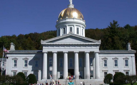 Vermont State House in de hoofdstad Montpelier