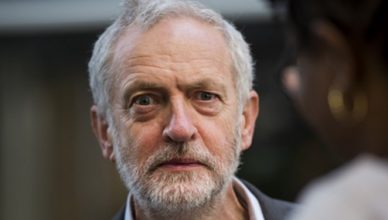 Jeremy Corbyn, sinds 24 september 2016 voorzitter van Labour met 61,8 procent van alle stemmen
